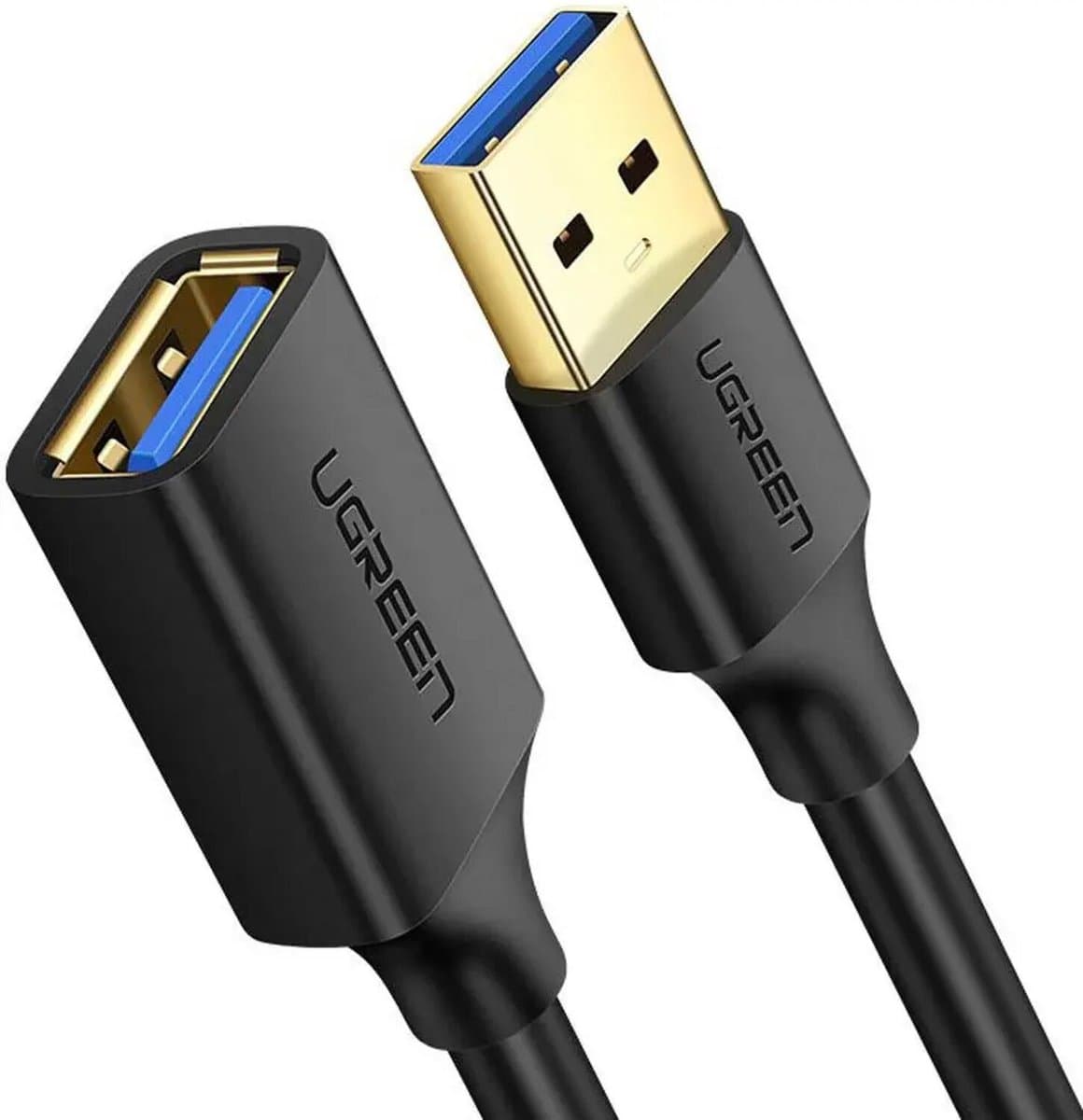 Ugreen - USB verlengkabel - USB naar USB 3.0 - 1,5 Meter - Zwart
