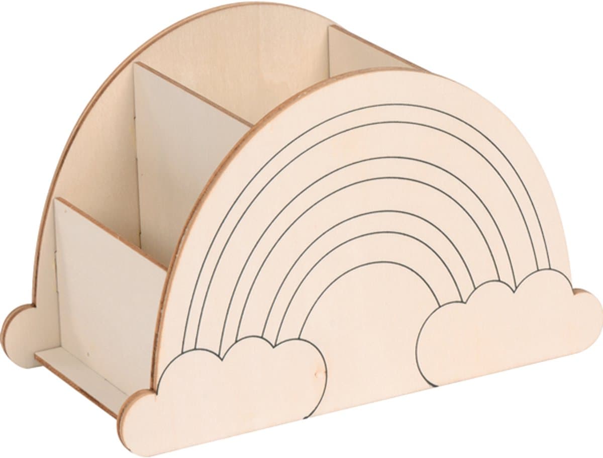 Eduplay regenboog potloden doos - kleurrijke opbergdoos voor kinderen.