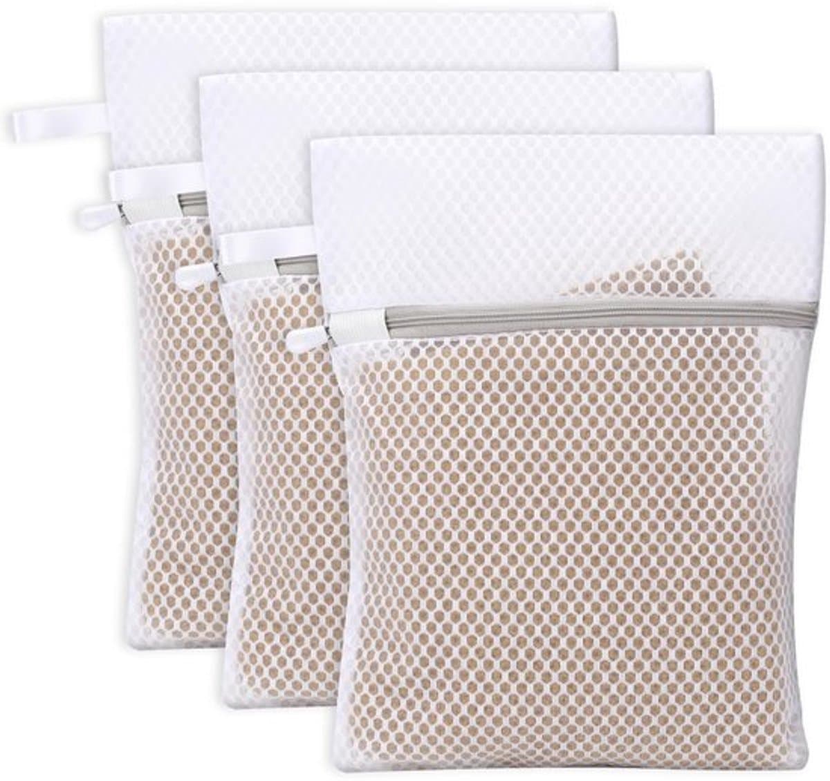 Dailygoods- Waszak Klein - 3 Stuks - Antislip Rits - Hanglus - Mesh