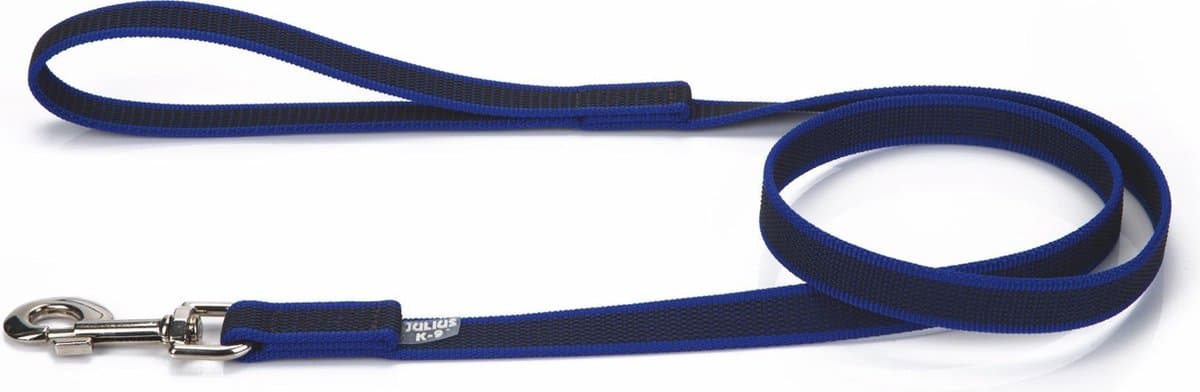 Julius K-9 Rubberized 20 Mm Lijn Blauw 120 cm