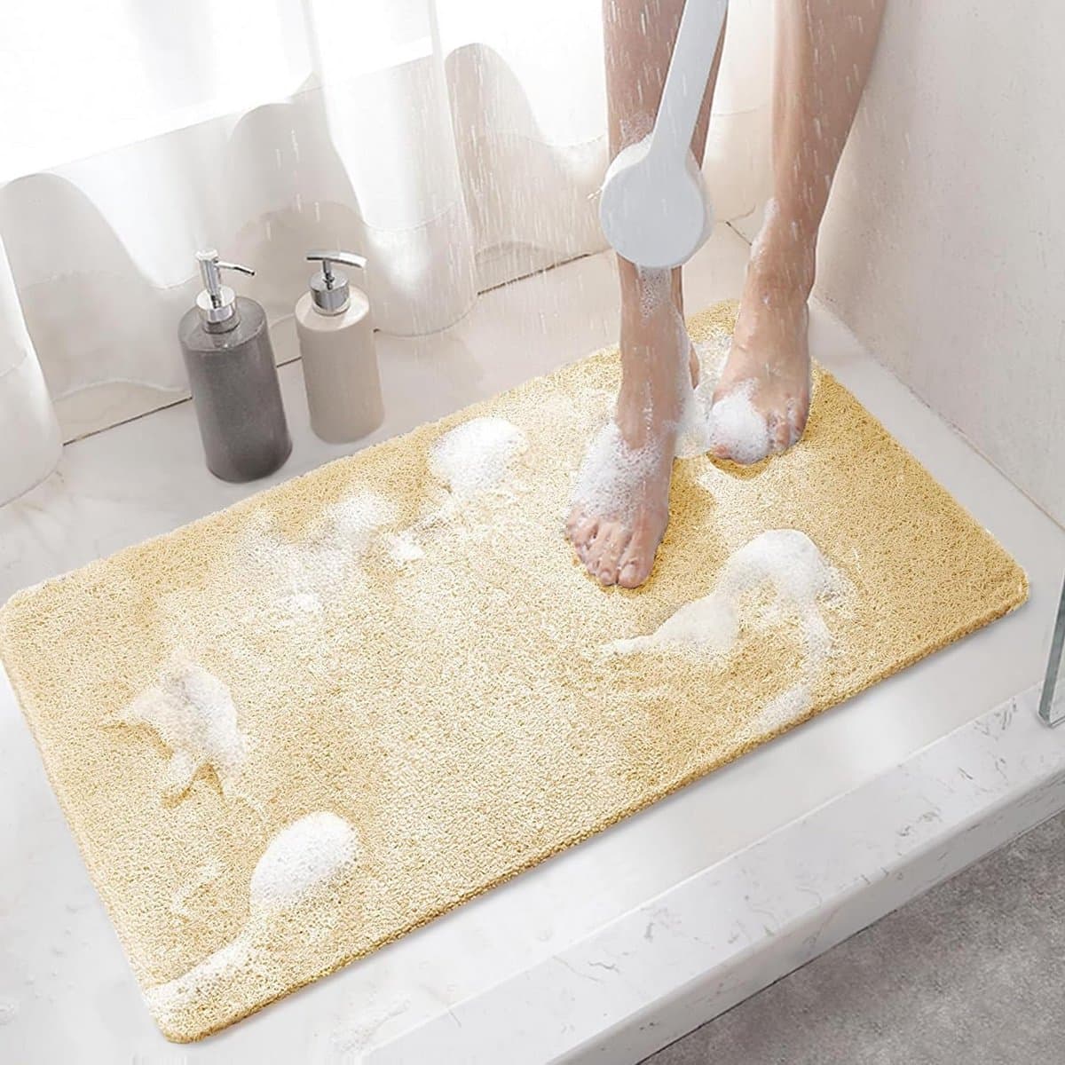 Antislip Badmat 40 x 60 cm - Zacht en Comfortabel - Geschikt voor Gezinnen, Kinderen en Senioren