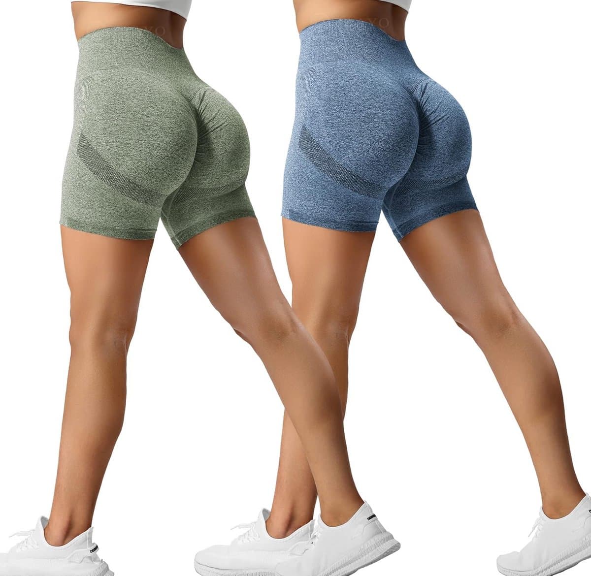 Dames Sportshorts met Hoge Taille en Butt Scrunch voor Fitness en Hardlopen