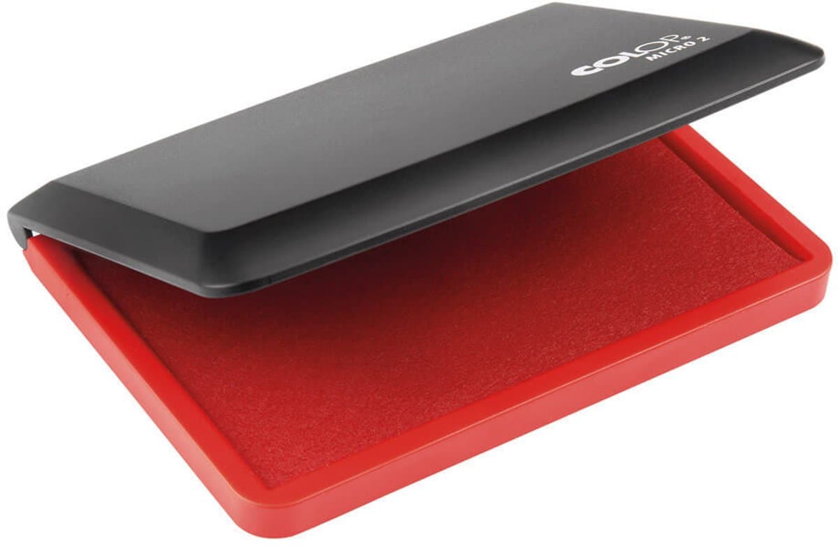 Stempelkussen Colop Micro 2 110x70mm Rood