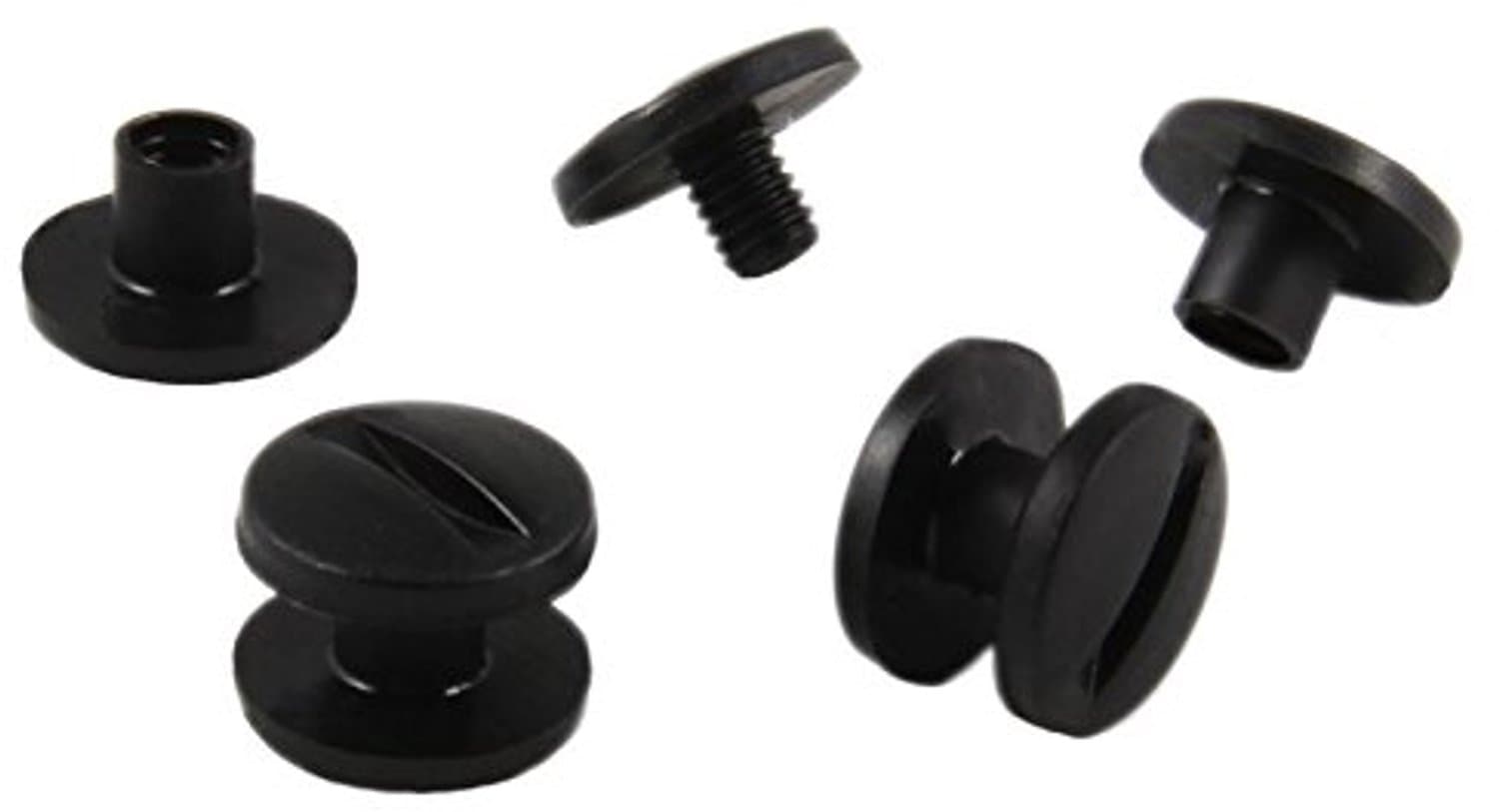 Pack of 20 x 20 x 50 1000 Plastic Screw Rivets for Notebooks, Albums, Cards, Folders, Etc - ShopVlot