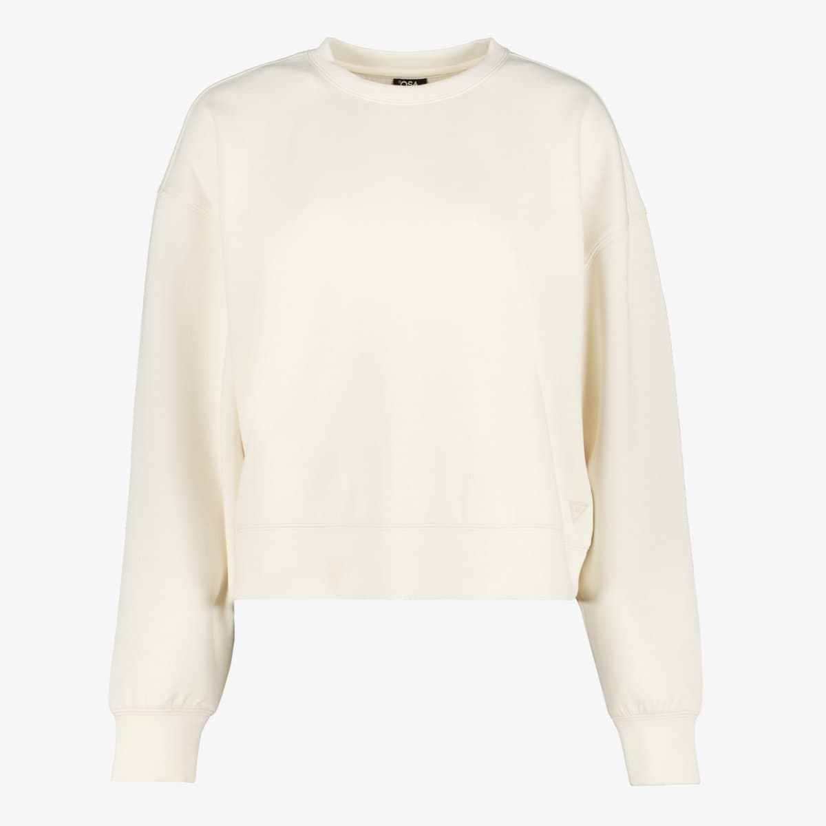 Osaga cropped dames sport sweater wit - Maat XL
