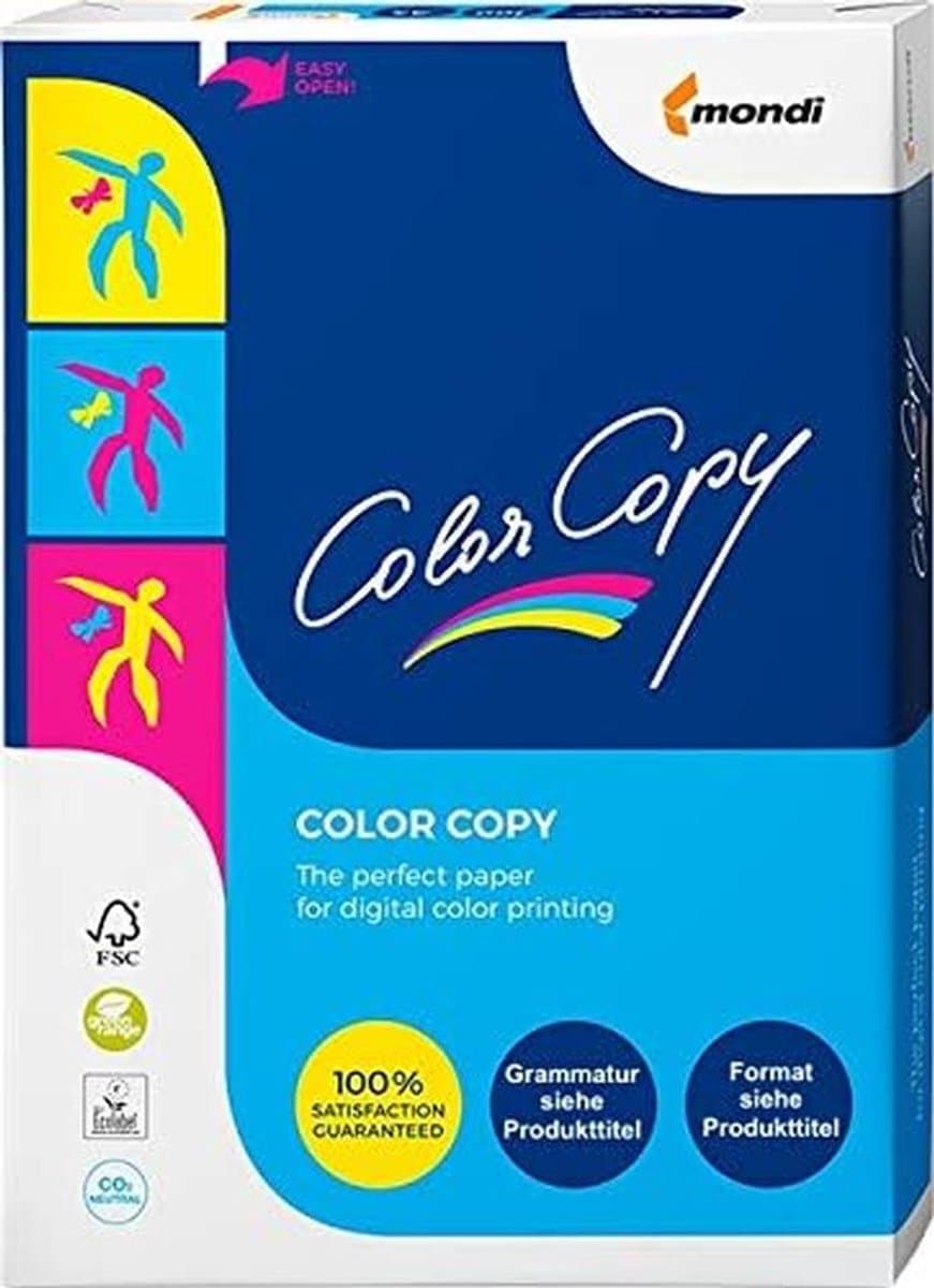 Wit Kopieer- en Printerpapier DIN A6 160g/m² - 125 Vel voor Laser en Inkjet