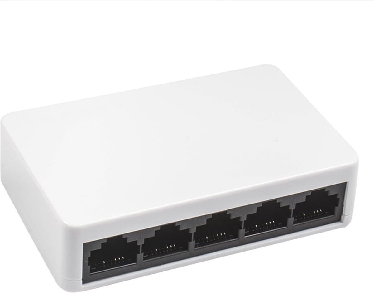 Zazitec 5-poorts netwerk switch