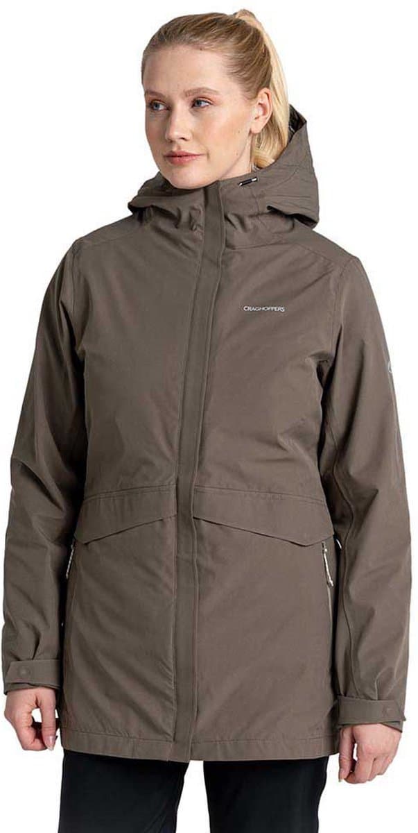 Craghoppers Caldbeck Pro 3in1 Afneembare Jas Groen 18 Vrouw