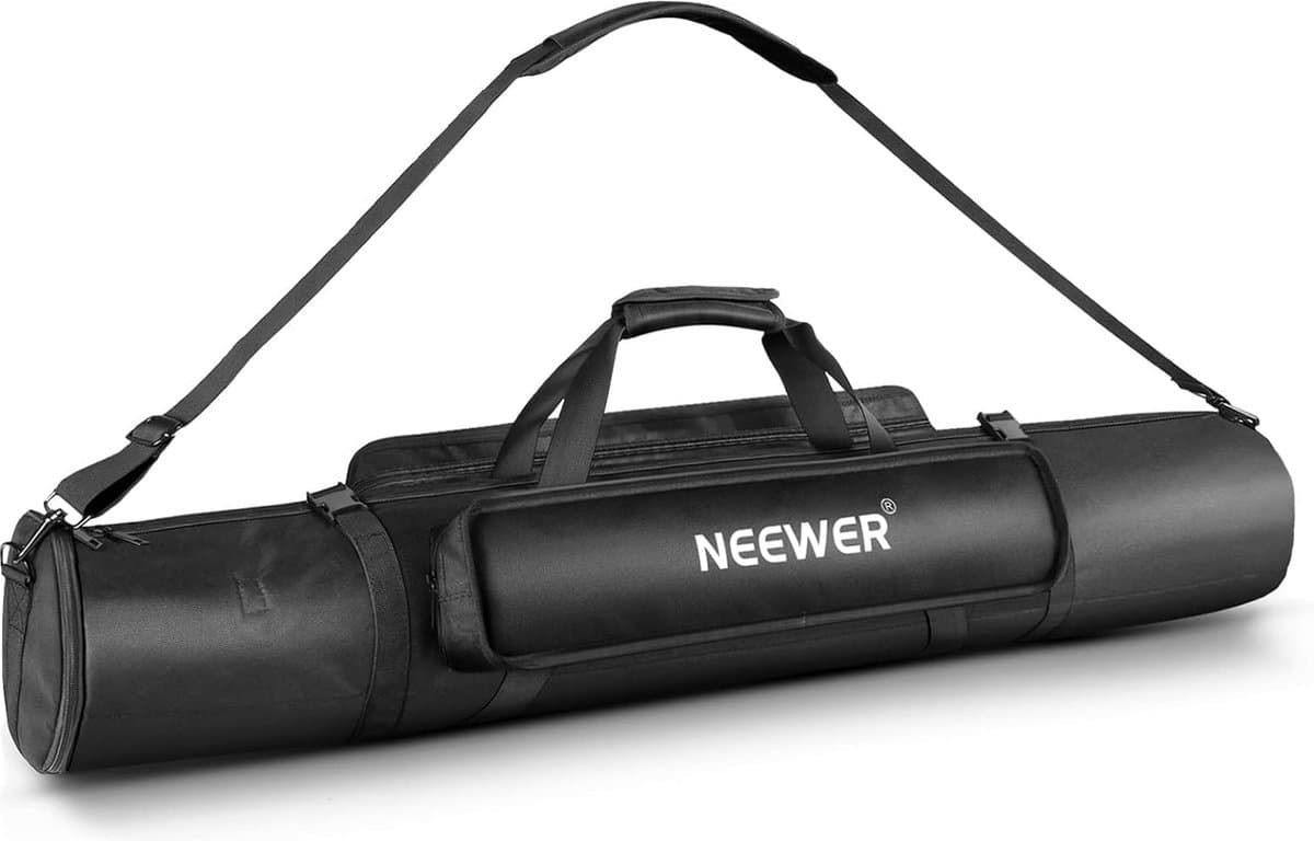 Neewer® - 1.2m Statief Draagtas - Duurzame, Waterdichte Nylon Tas met Handvatten en Schouderbanden - Compacte Volledige Rits Tas, Buitenzak voor Lichtgewicht Statief