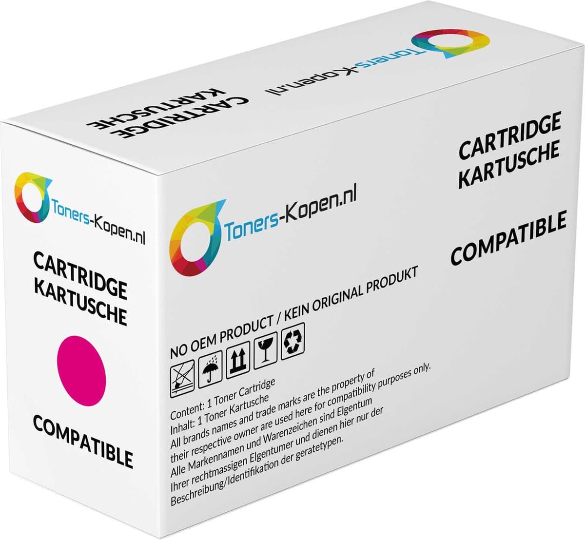 Epson C13S050555 Toner Magenta 2700pag - Huismerk Compatible - Aculaser C1600 CX16 CX16DNF CX16DTNF CX16NF - C13S050555 compatible C13S050555 alternatief - Epson toner