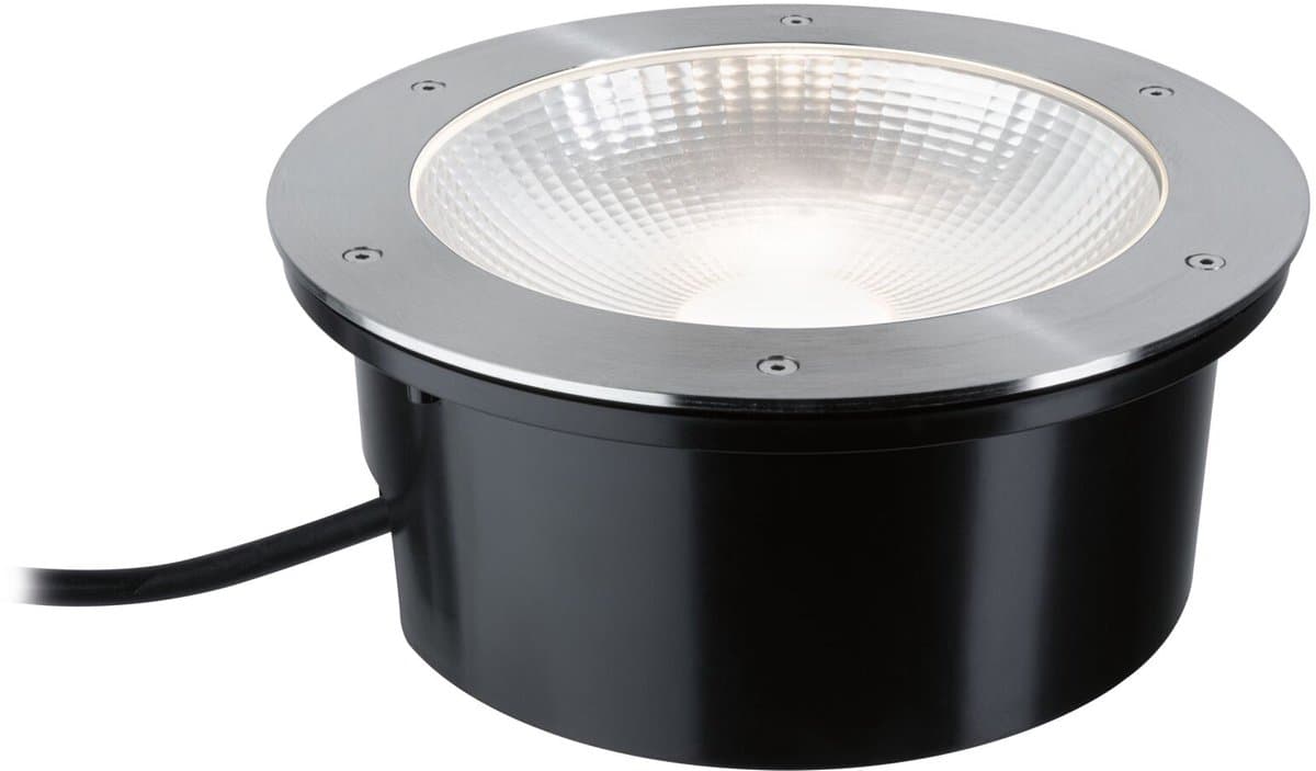 LED-grondinbouwlamp Durea IP67 rond 273mm 3000K 15W 1040lm 230V 80° Edelstaal Metaal