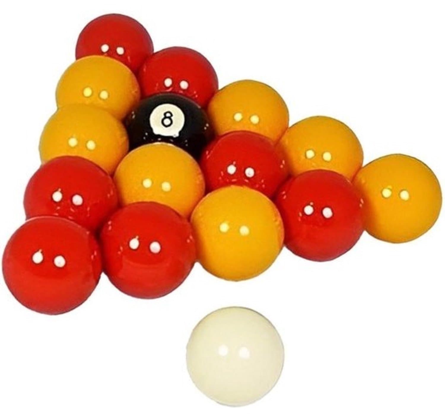 Biljartballenset - Poolballen - Speelplezier vergroten - Officiële maat - 57 cm Diameter - Multicolor