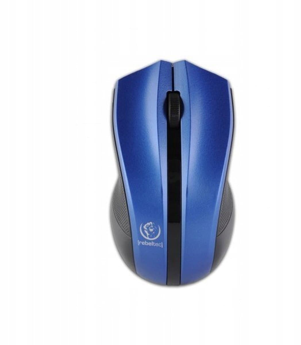 Rebeltec GALAXY Serie - Draadloze Optische Muis - 1000DPI - 3 Knoppen - Blauw/Zilver