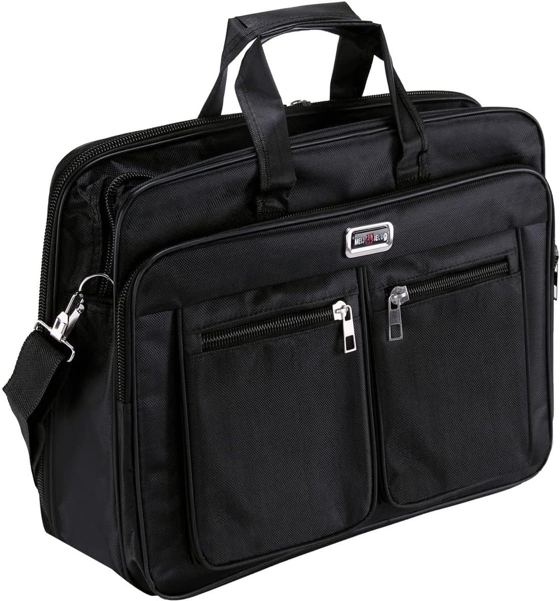 Laptoptas - Schoudertas Laptop - Zakelijk Reizen - Waterdicht en Schokbestendig - 15-17 Inch - Zwart