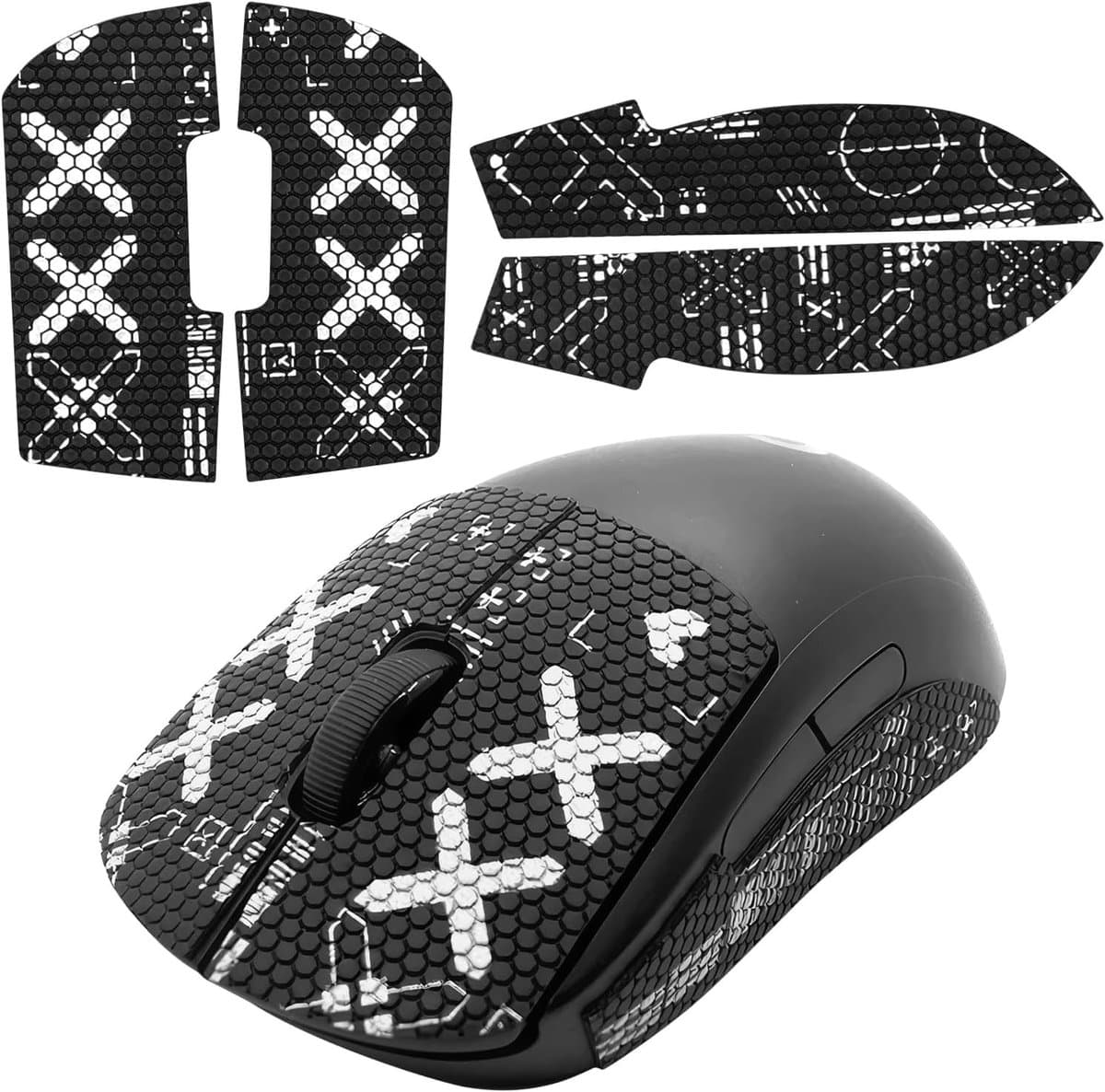 Ultra-dunne Griptape Gaming Muis met Zweetabsorberende en Antislip Functie voor Optimaal Comfort en Precisie