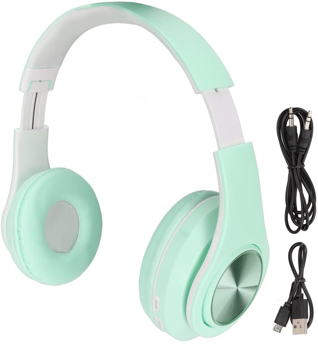 Allecto - Draadloze Bluetooth-koptelefoon - Ruisonderdrukking - Opvouwbaar - Groente - Over-ear - Geschikt voor telefoons en laptops