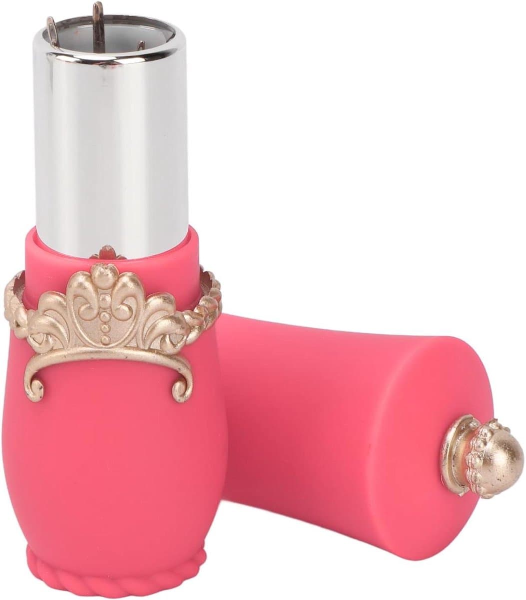 Speldenkussen - Naald Organizer - Naaiwerk Opbergen - Lipstick Vorm - 8 x 3 cm - Roze