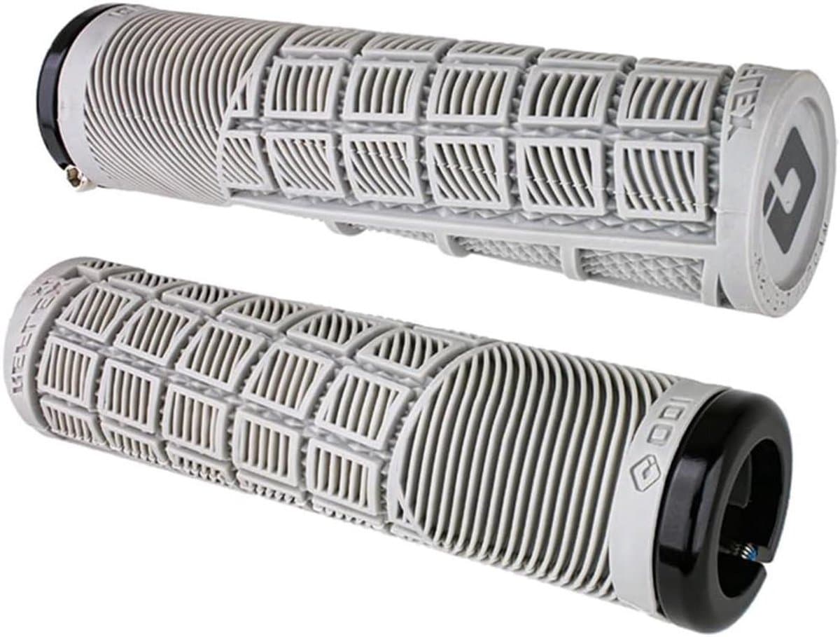 Fiets handvatten - Stuur handvatten - Comfortabel fietsen - Schokdempende ribben - 33.5mm - Grijs