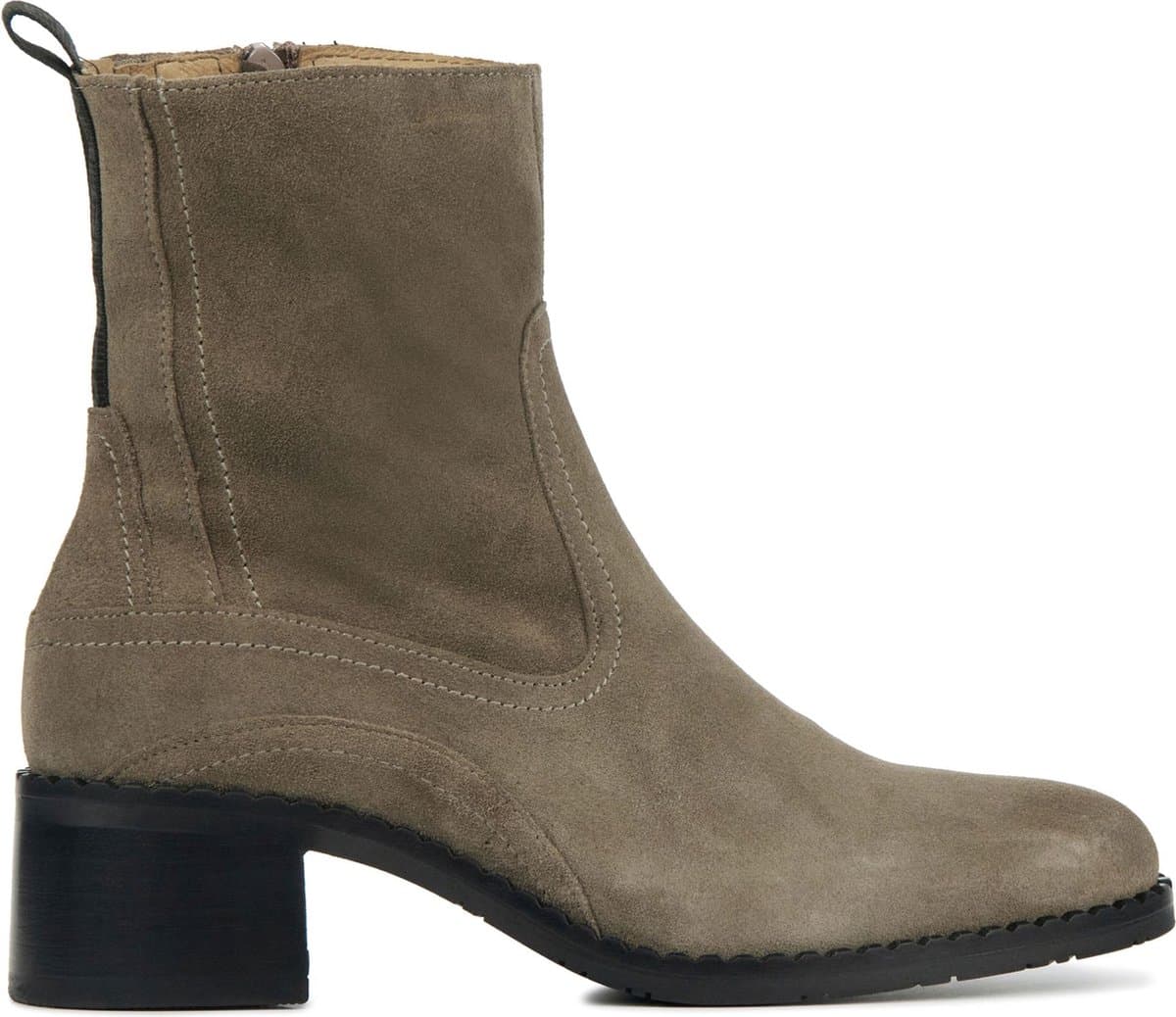 Piedi Nudi Enkellaarsjes Dames / Laarzen / Damesschoenen - Suède - 2679-02.01PN - Beige - Maat 38