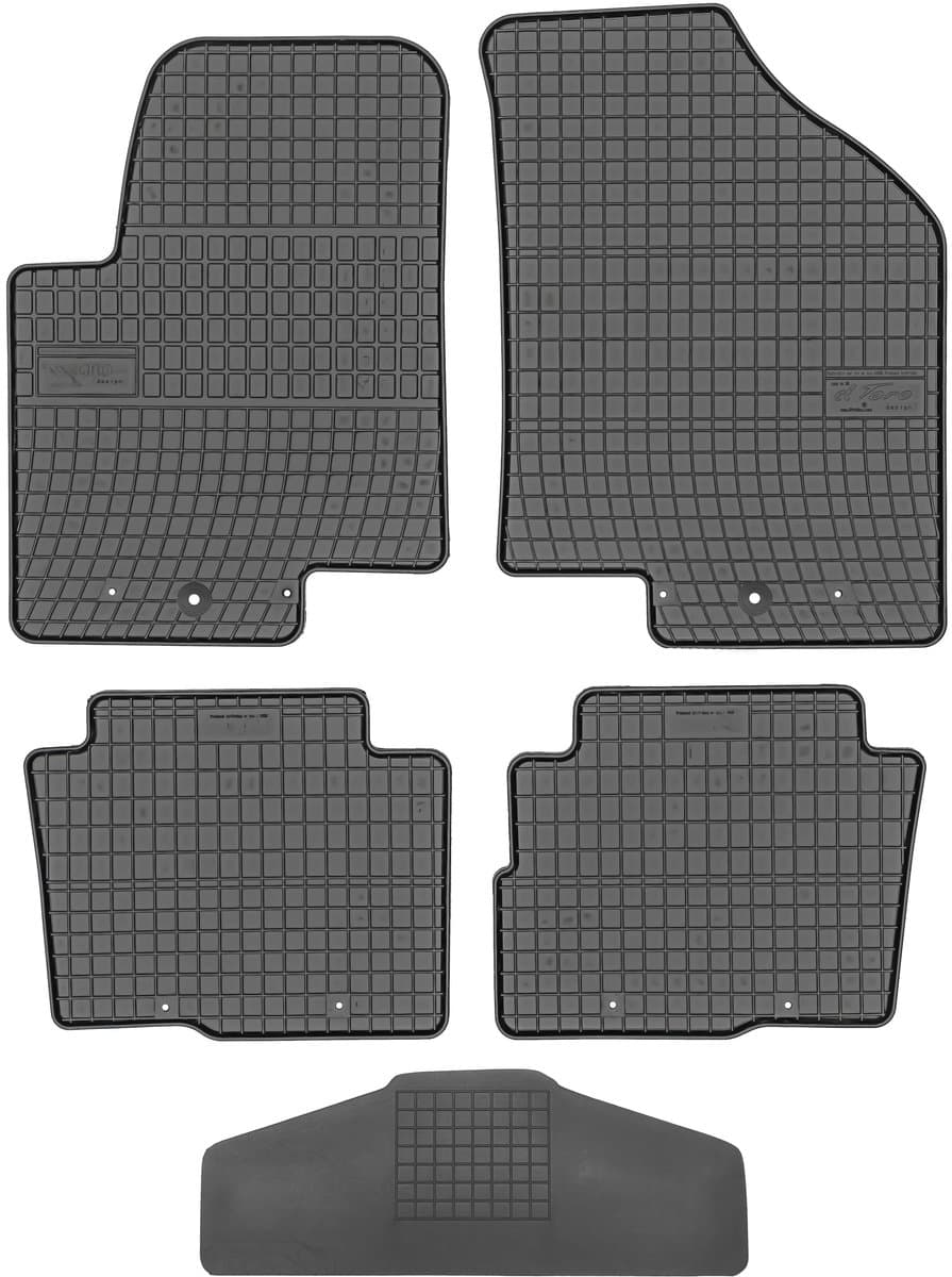 Max-Dywanik Frogum Serie - Rubberen Auto Mat - Kia Soul 2009-2013 - Zwarte Osłona