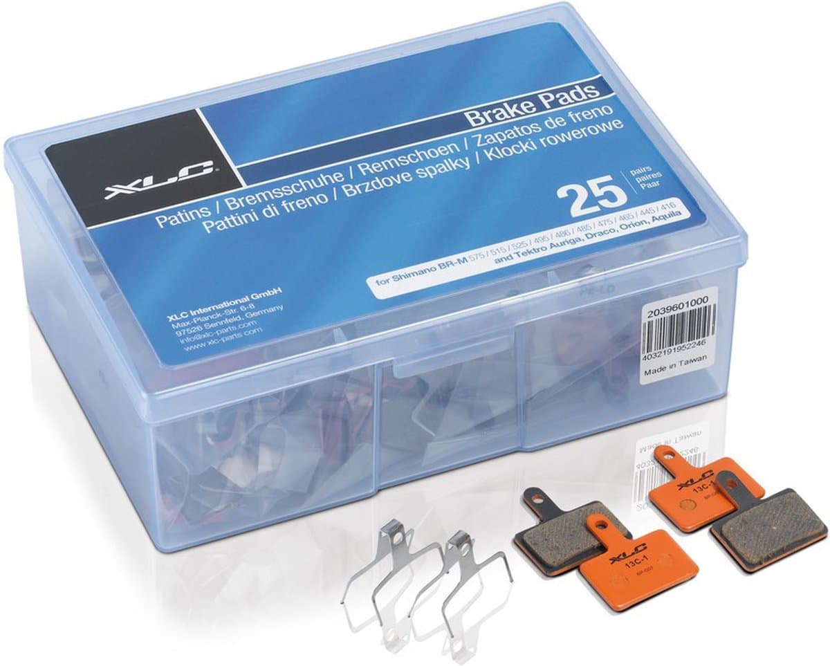 XLC remblok sh/tektro (25 stuks) set oranje