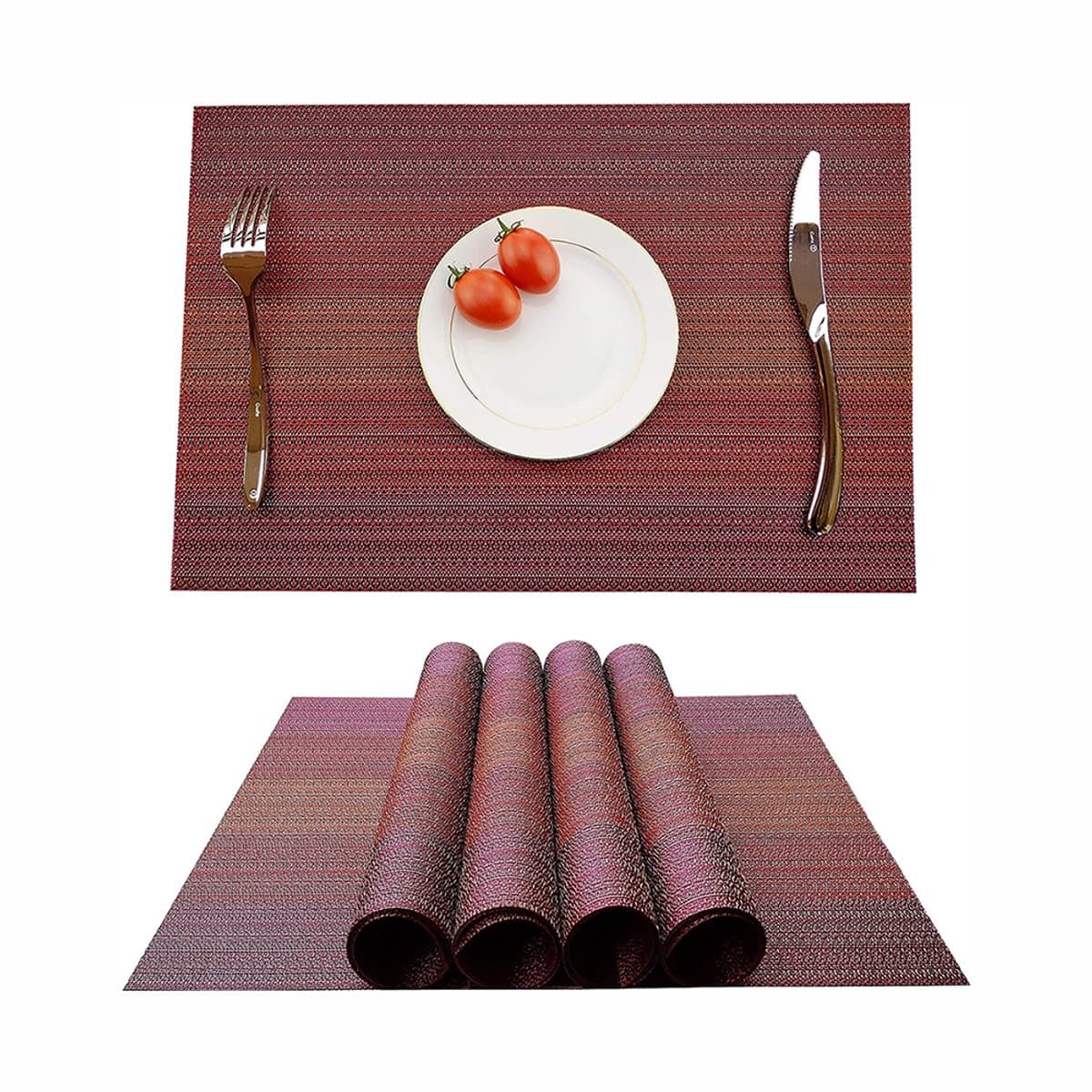 Wasbare, hittebestendige en vuilafstotende placemats voor thuisgebruik