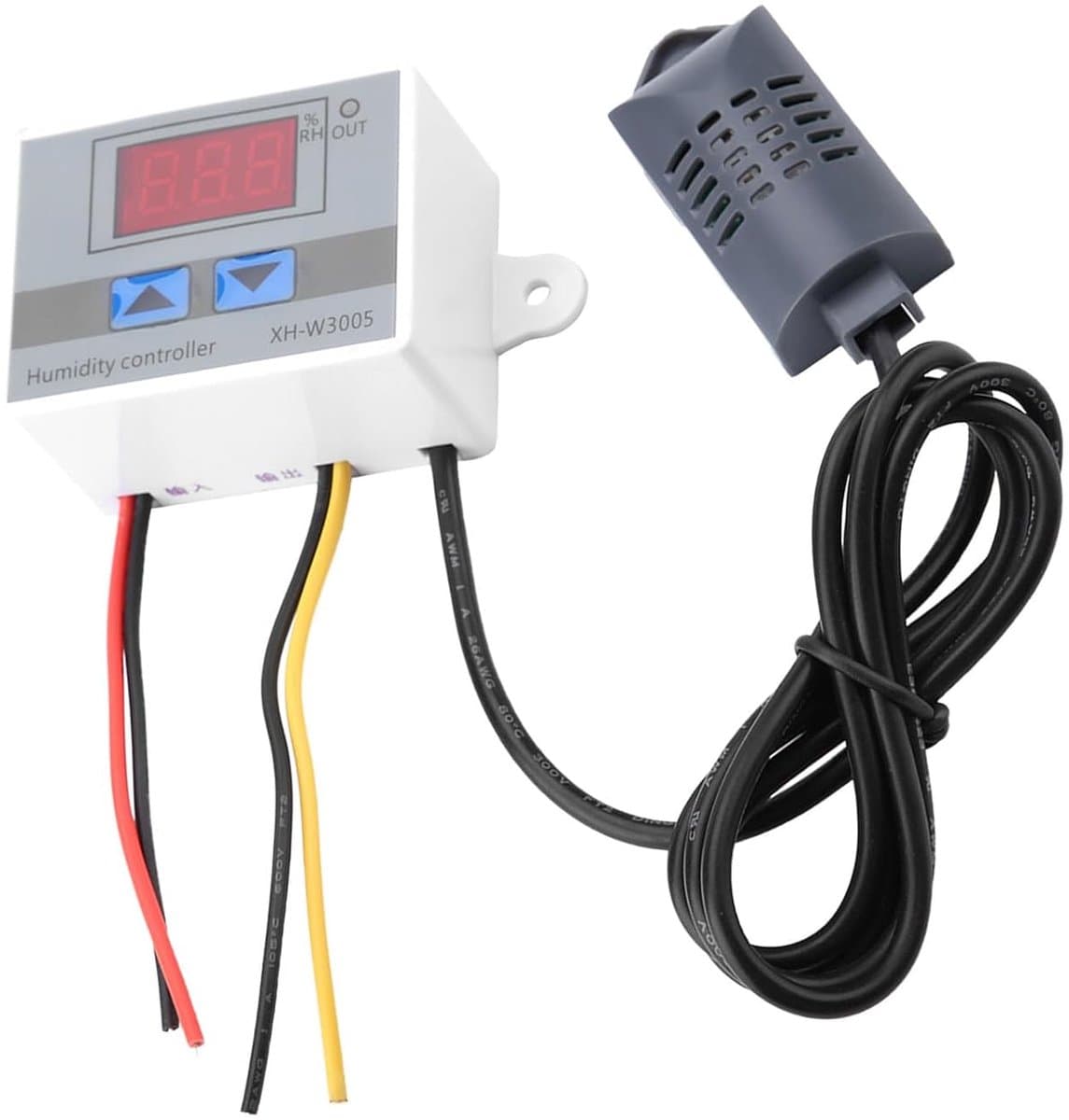 Moisture Package - Inkbird Humidi - Accessories - XH W3005 Digital Hygrometer - Switch Controller - Humidity Sensor 0~99%RH(12V) - Vochtigheidsmeter - Temperatuurregeling