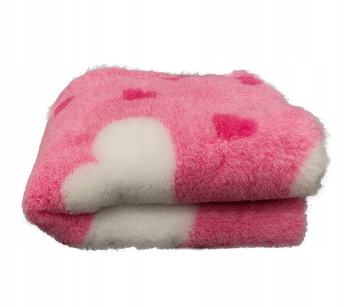 Droogbed Antislip Hondenmat Roze Hartjes Poten 150x100cm