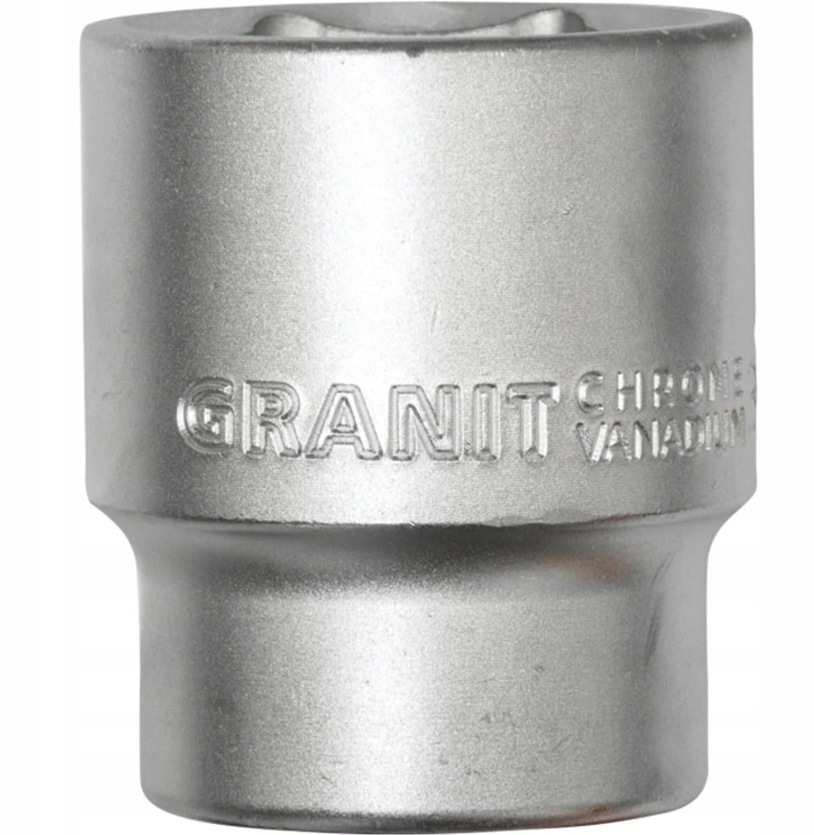 Dop Bitsleutel 3/4" Zeskant 36mm Kort - Granit Black Edition