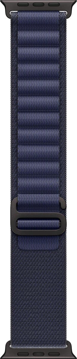 Apple Watch 49mm Alpine Loop - L - Black Titanium Finish - Navy