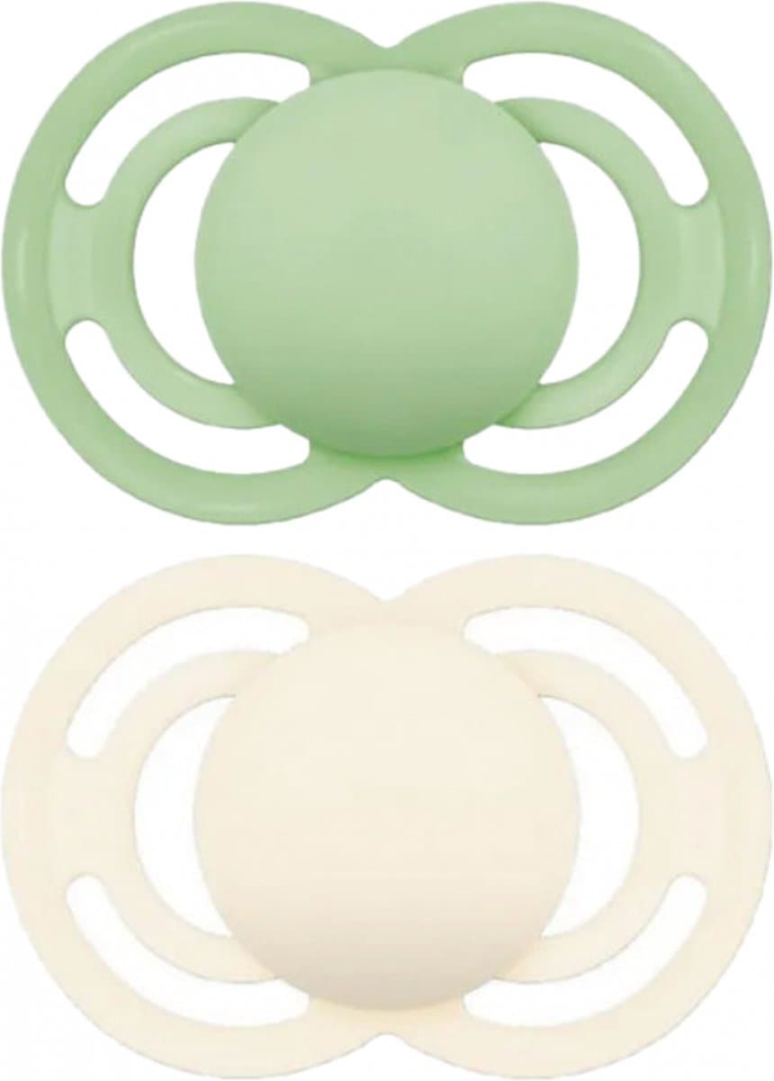 MAM 2 Perfect Tendance Fopspenen 6 Maanden en Ouder (Kleur : Wit)