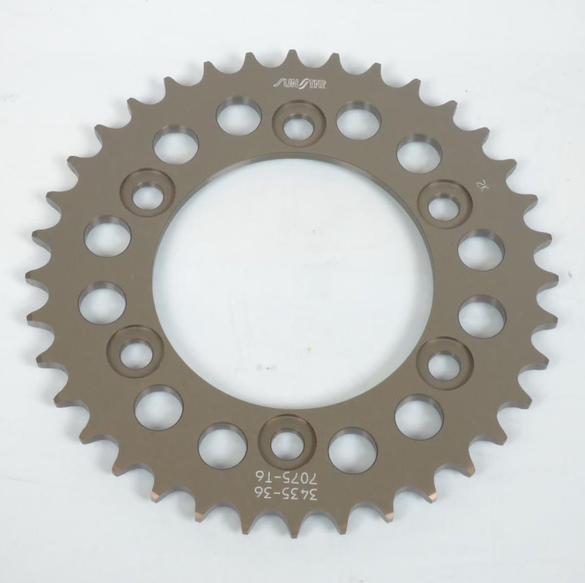 Couronne de transmission Sunstar pour Moto Ducati 400 SS Supersport 1992 à 1997 36 dents / ARG Neuf