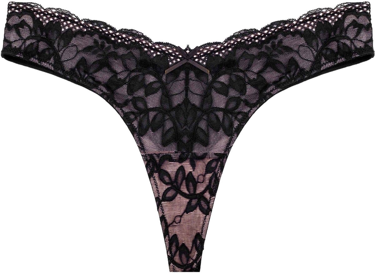 Esotiq Klara AW23 - Damesstring - Zwart - 83% Polyamide - 17% Elastaan