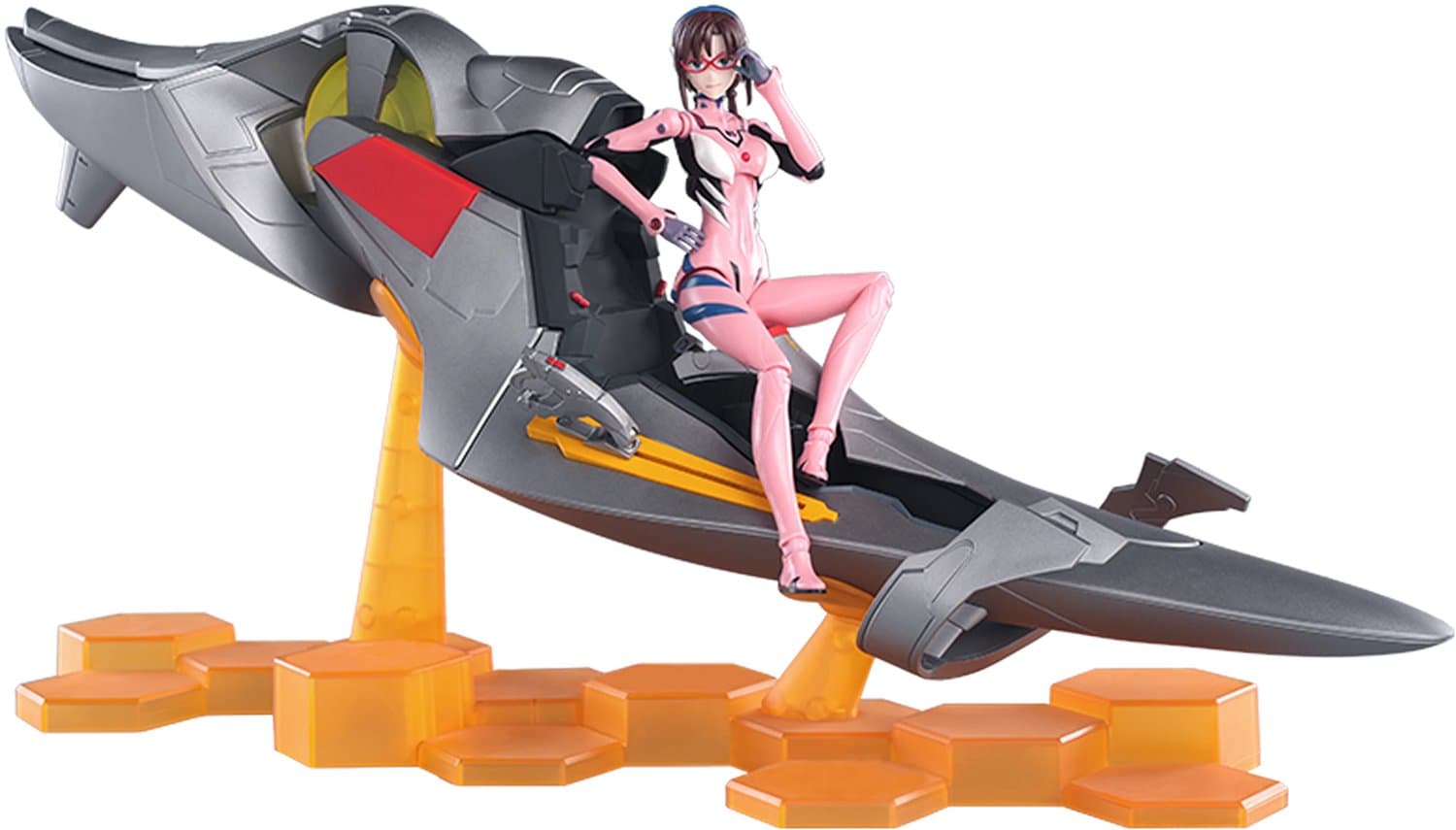 Blokees Evangelion Mari Makinami met Entry Plug Fantastics EX-02 - 40-delige Actiefiguur Model Kit - 18,5 cm