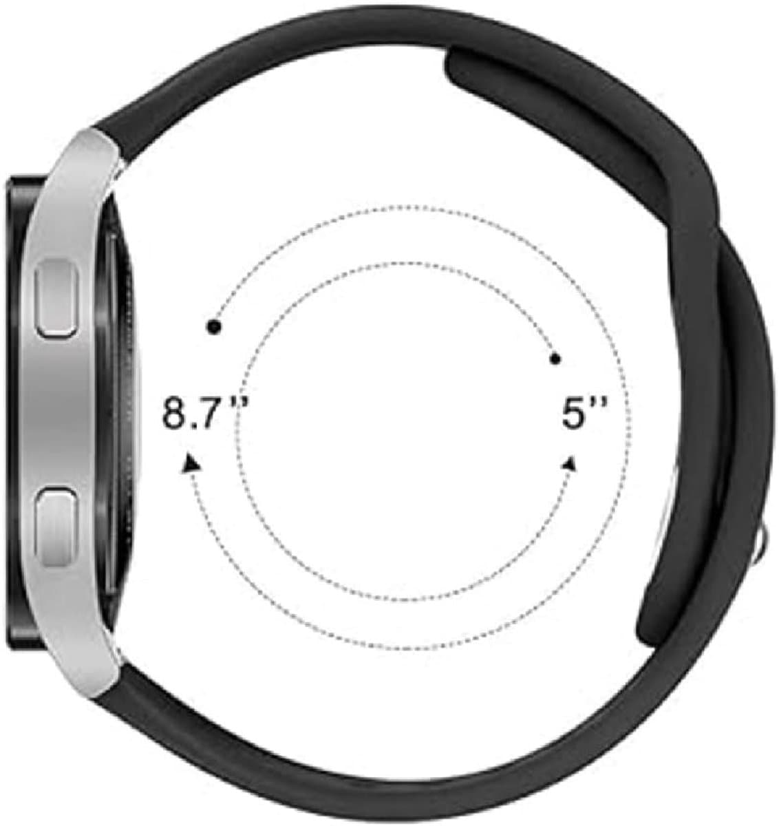 Sportieve Silicone Armband voor Garmin Vivoactive en Vivomove - 20mm Vervangband met Bloemenpatroon, Geschikt voor Venu, Forerunner en Meer