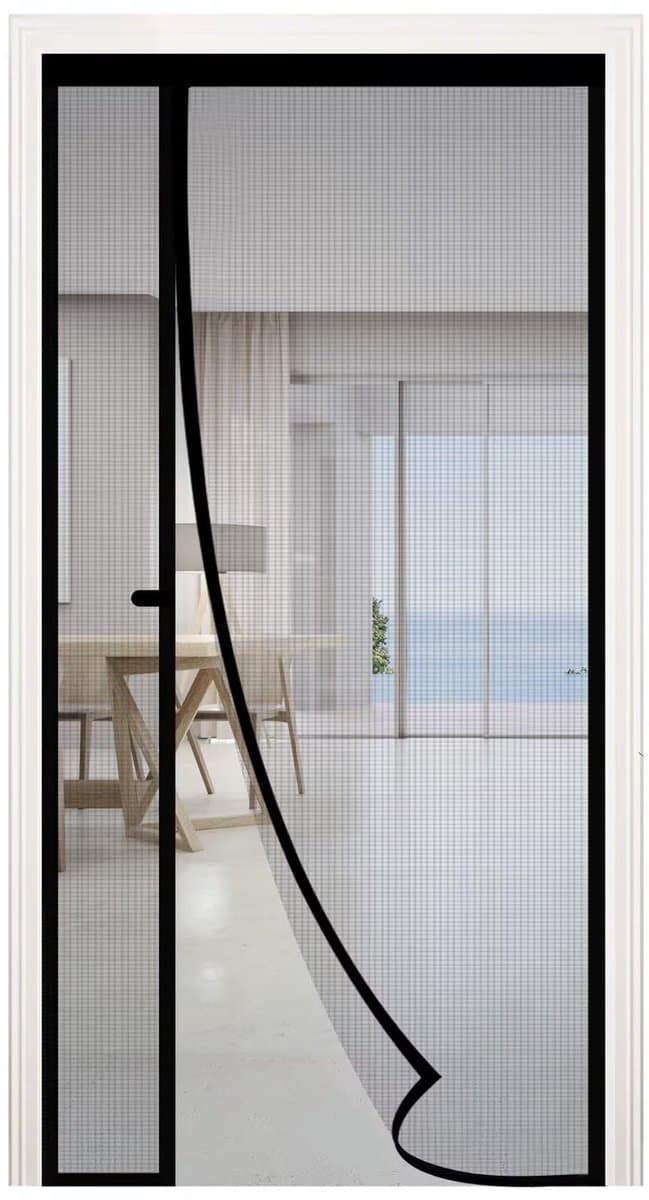 85*205cm-Magnetisch deurscherm - Automatisch zelfsluitend horgaas voor terras & deur-Belle's product