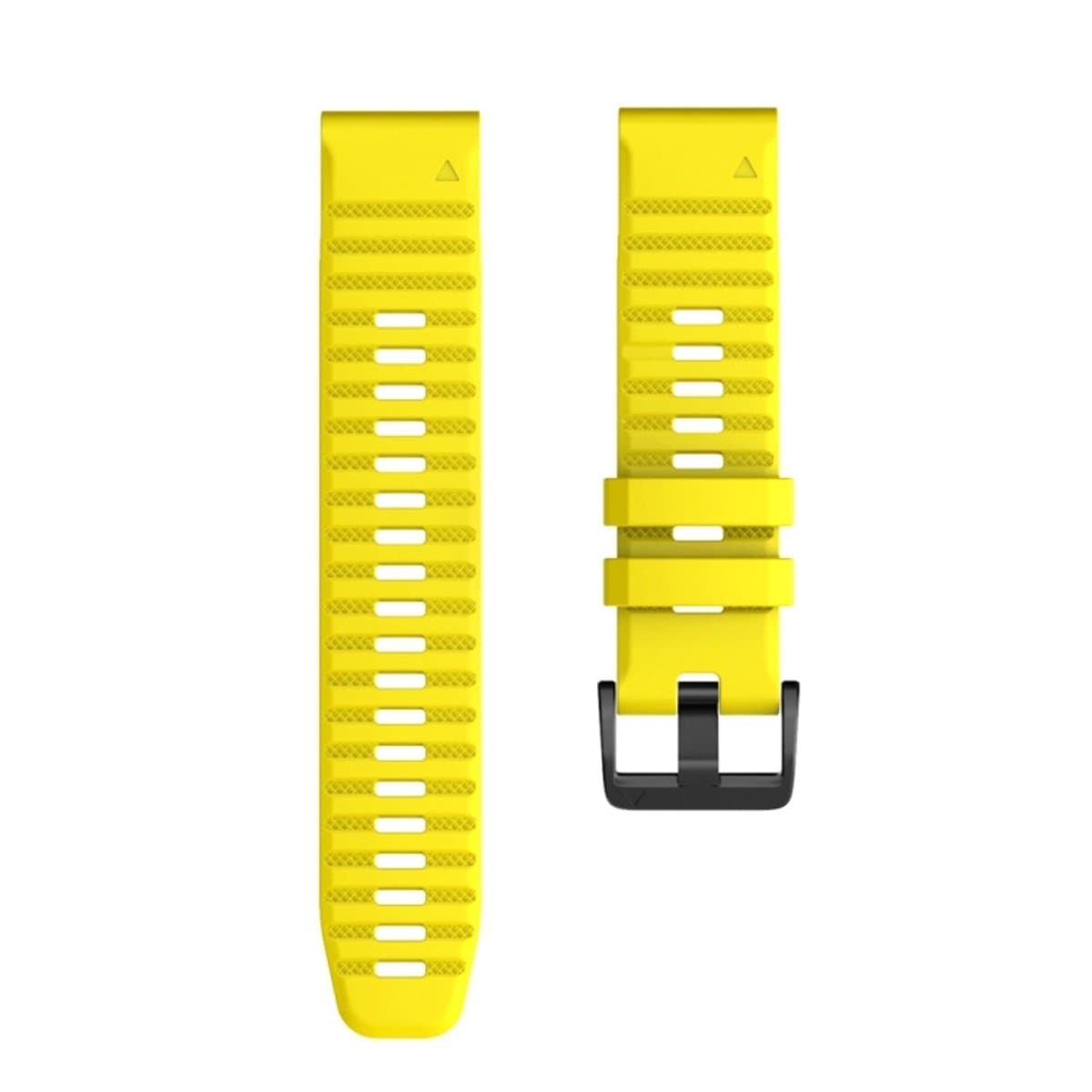 Voor Garmin Fenix 6X 26mm Smart Watch Quick Release Silicon Polsband Horlogeband (geel)