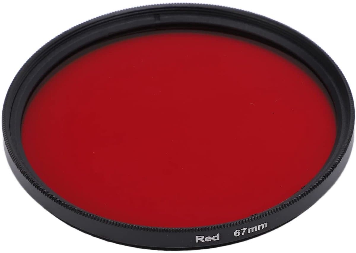 Dailygoody - Roodfilter - Verbetert Tinten - Aluminium Frame - 67 mm - Sterke Compatibiliteit - Voor Cameralens - Geschikt voor Fotografie