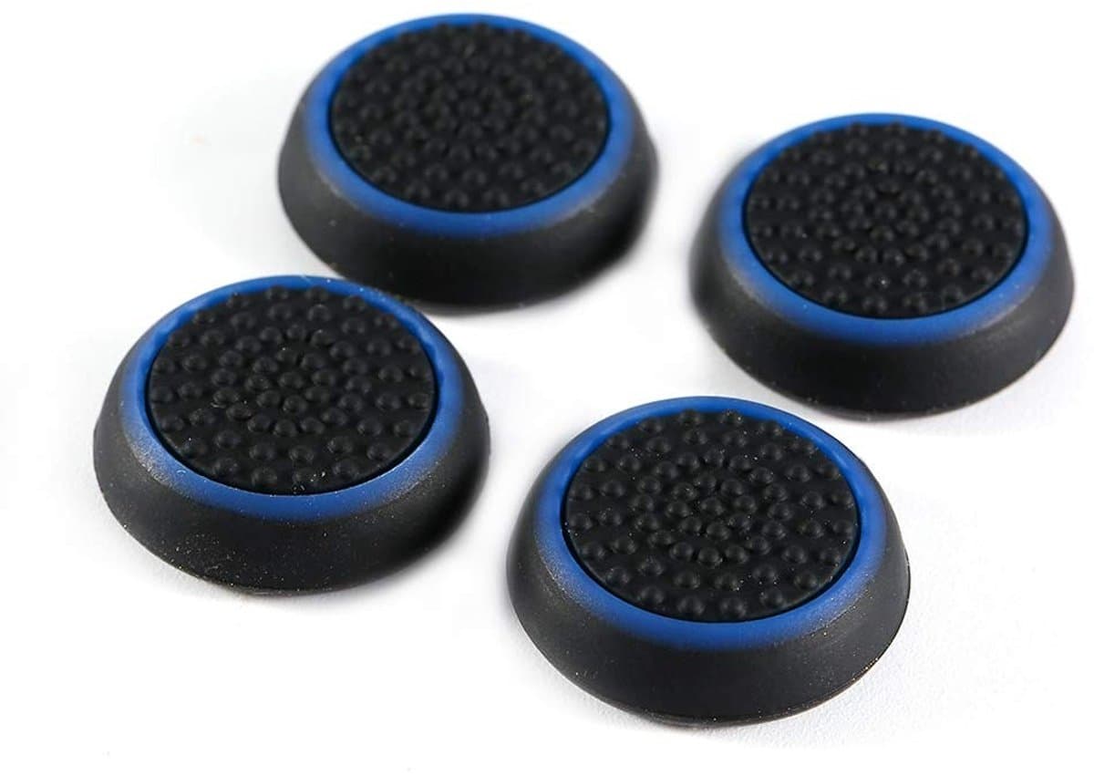 4x Siliconen Joystick Thumb Grips Voor PS3/ONE/XBOX360 Controller - Blauw
