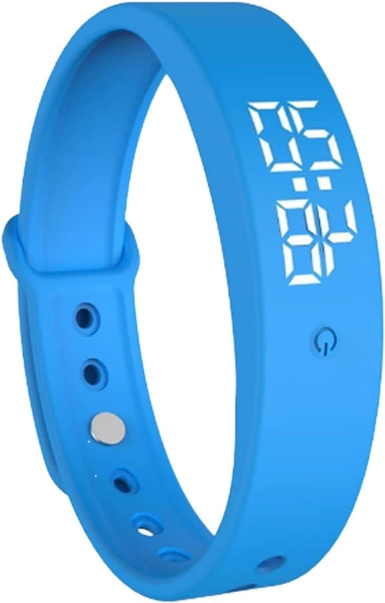 Herinneringshorloge - Trilarmband - Medicatie Timen - Stille Alarmen - 3 Alarms - Blauw