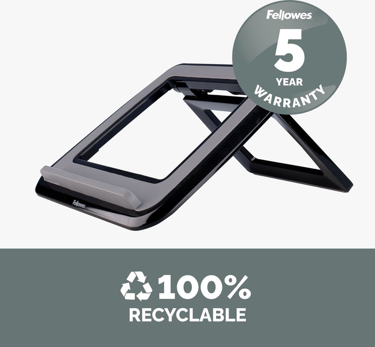 Fellowes I-Spire Series Laptopstandaard Quick Lift Zwart