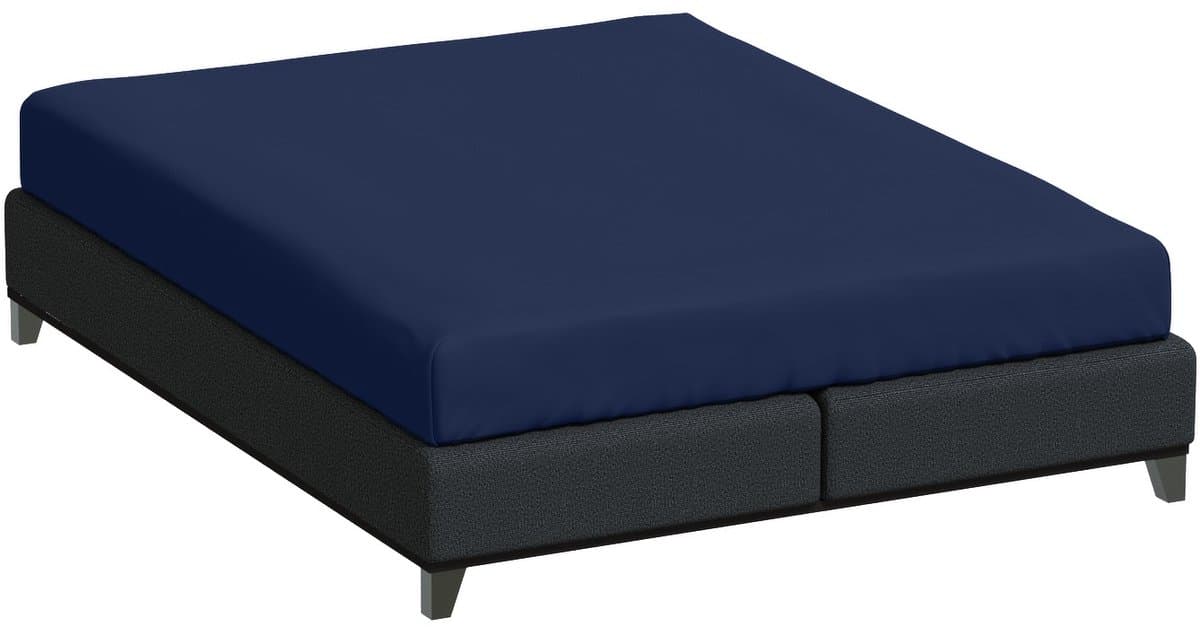 Bella Donna Lits-Jumeaux Hoeslaken Jersey - marine-0507 180/200-200/220