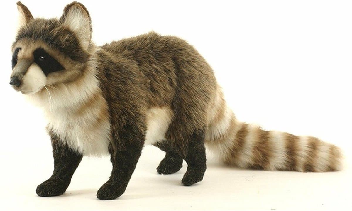 Hansa pluche wasbeer - knuffel - 45 cm - knuffeldier