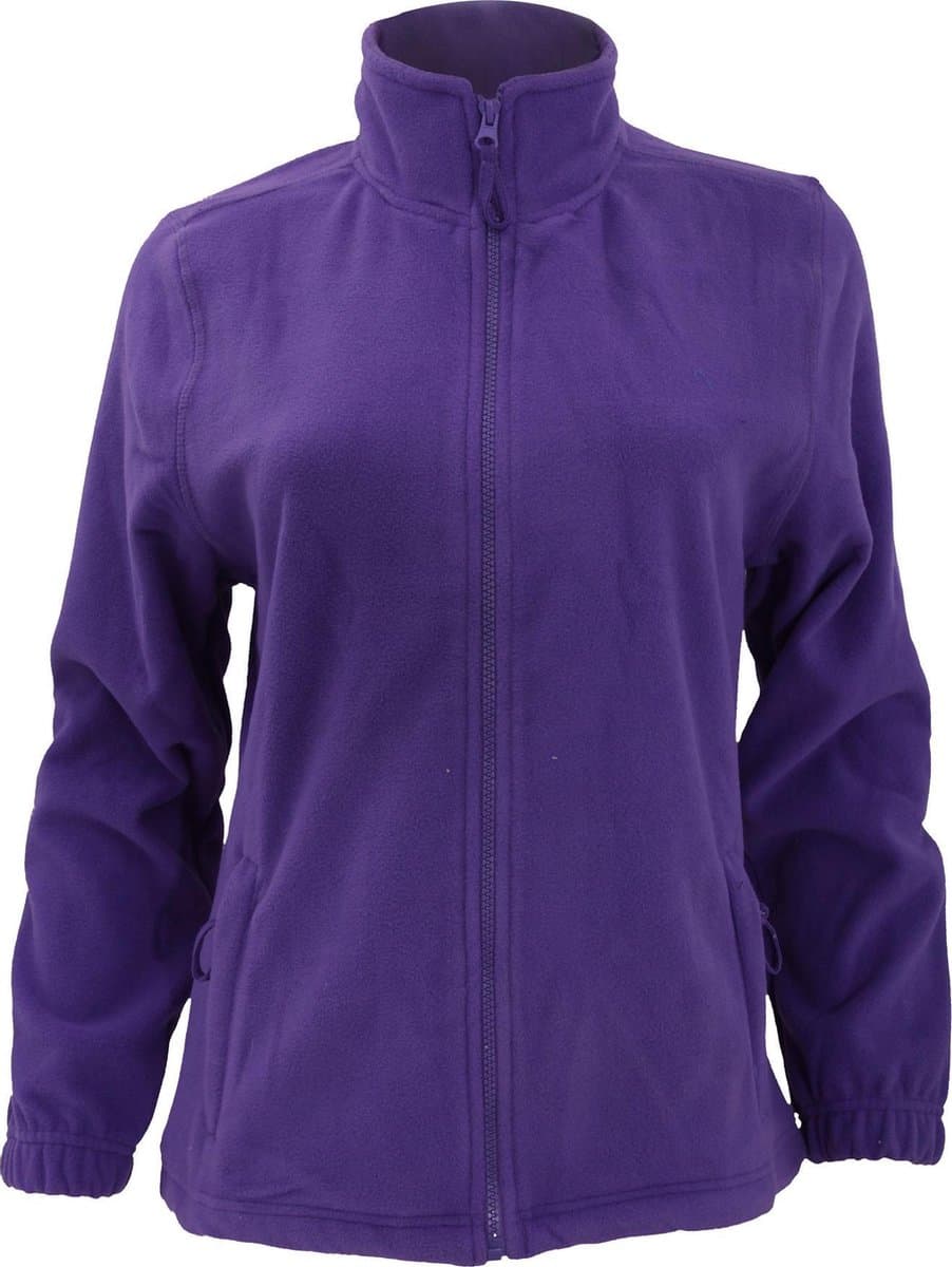 SOLS Dames/dames North Full Zip Fleece Jacket (Donkerpaars)