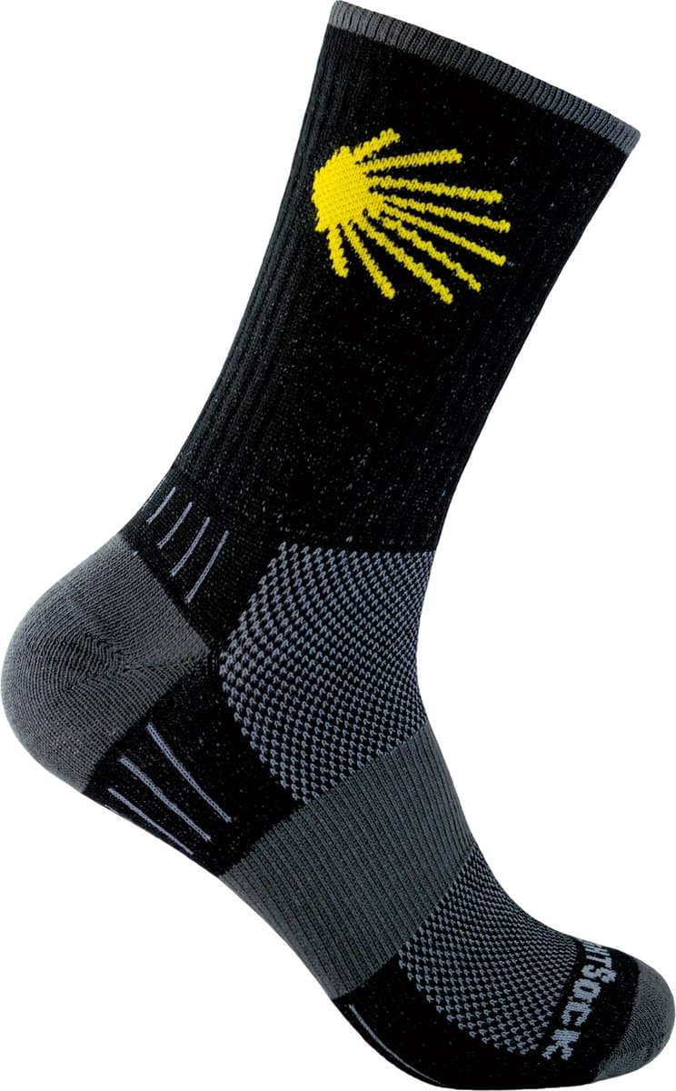 Wrightsock Escape Crew - Zwart / Camino - 45-49