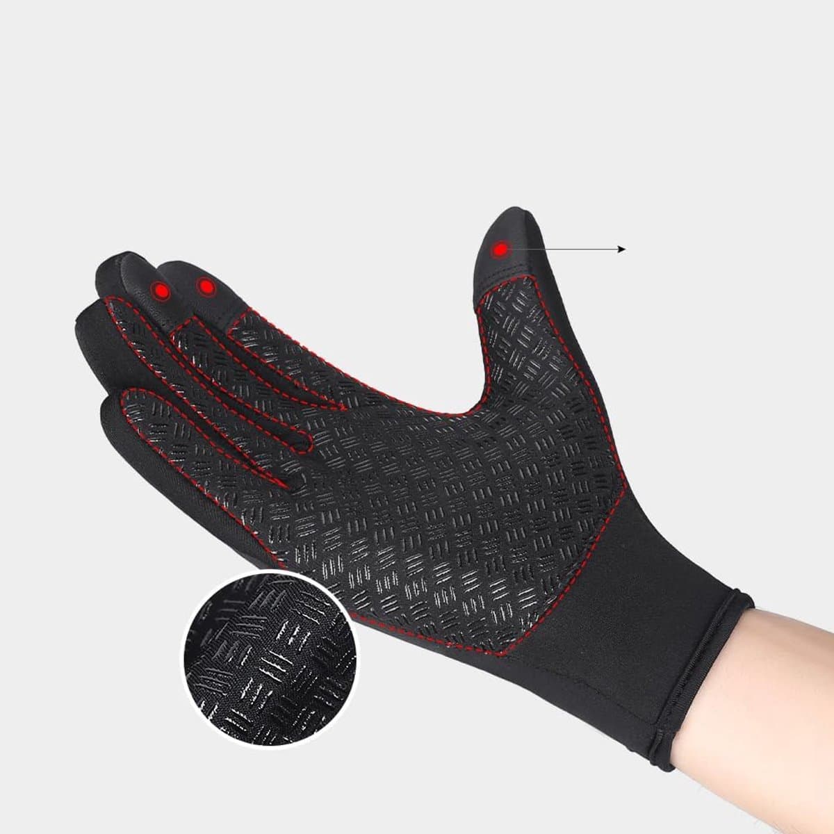 Winterhandschoenen - Thermische Handschoenen - Buiten Sport - Winddicht & Touchscreen - Maat S