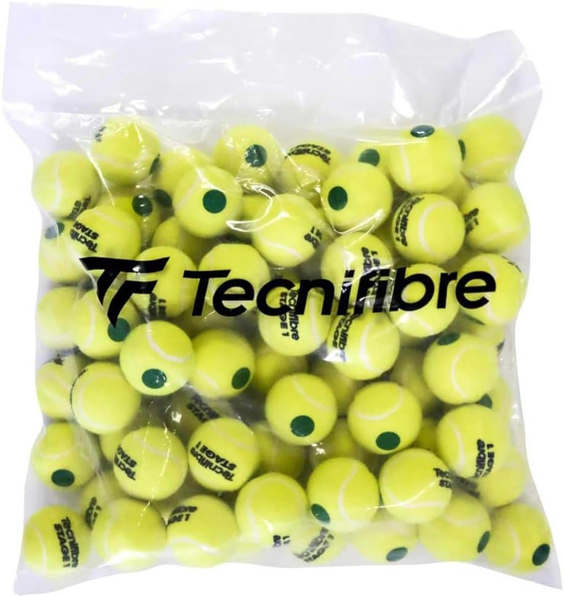 Tennisballen Stage 1 Zacht Groen 72 Stuks voor Junioren en Beginnende Spelers