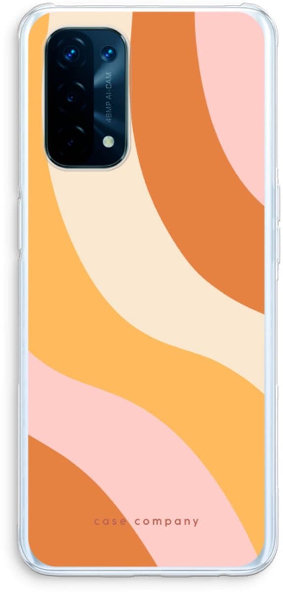 Case Company® - Hoesje geschikt voor Oppo A74 5G hoesje - Radiant - Soft Cover Telefoonhoesje - Bescherming aan alle Kanten en Schermrand