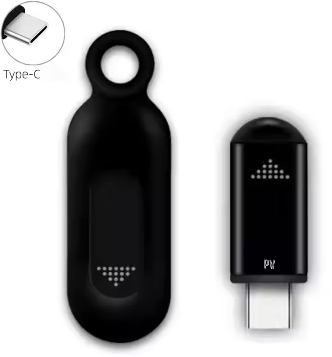 PureVolt Universele Mini IR-Afstandsbediening voor Smartphone – Type-C Plug & Play Smart Controller – Geschikt voor iOS & Android – Bedient TV, Airco & Apparaten – Compact & Draagbaar