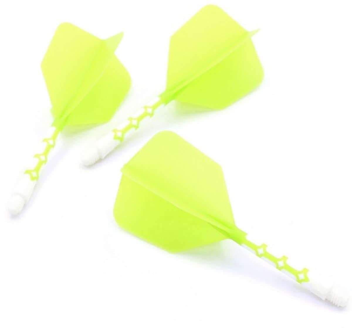Cuesoul - ROST T19 Integrated Dart Flights - Big Wing - Green White